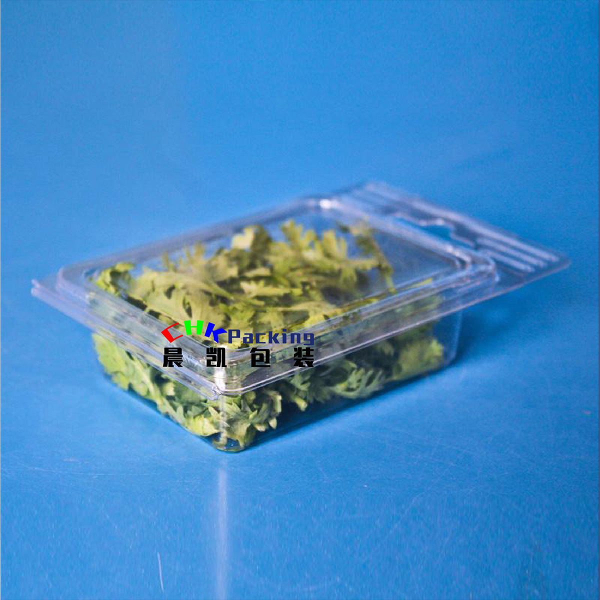 plastic clamshell for herb