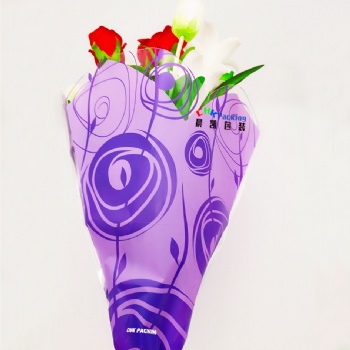 CHK packing custom single one supplier of flower wrapping floral bouquet sleeves