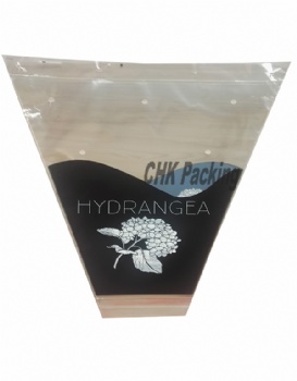 CHK Packing fresh  plastic opp cpp lettuce herb vegetable pot wrapping sleeve packaging package  bag with bottom sealed